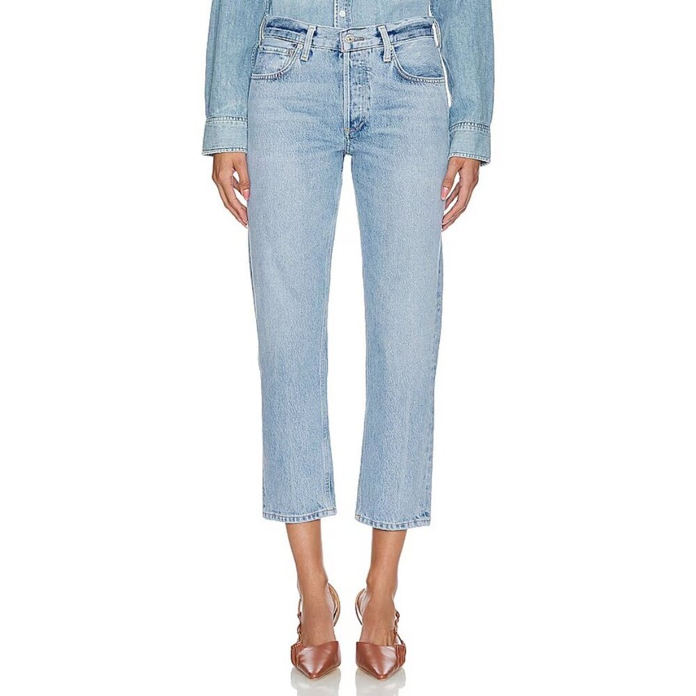 NWT Citizens of Humanity Isla in Spector Slim Straight Ankle Crop Jeans 28